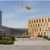 Erstellung der einladenden Außenanlagen mit besonderen architektionischen Stilelementen, St. Marien Hospital Lünen